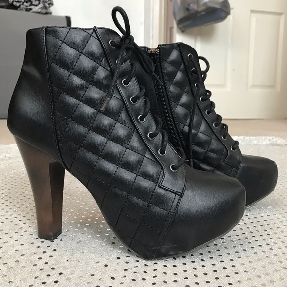 Charlotte Russe Shoes - Lace Up Heels